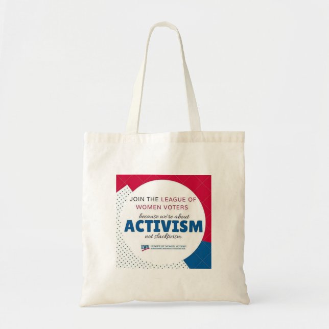 O bolsa do activismo de LWVAH (Frente)