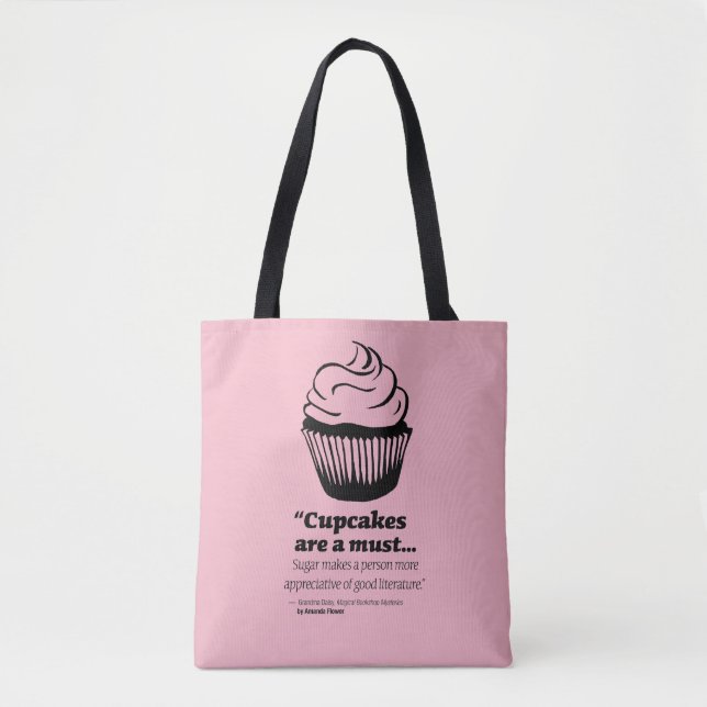 O bolsa do cupcake da margarida da avó (Frente)
