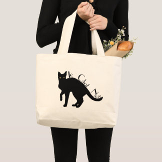O bolsa do francês do gato preto de Le Conversa
