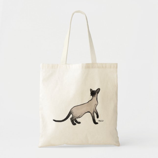 O bolsa do gato Siamese (Frente)