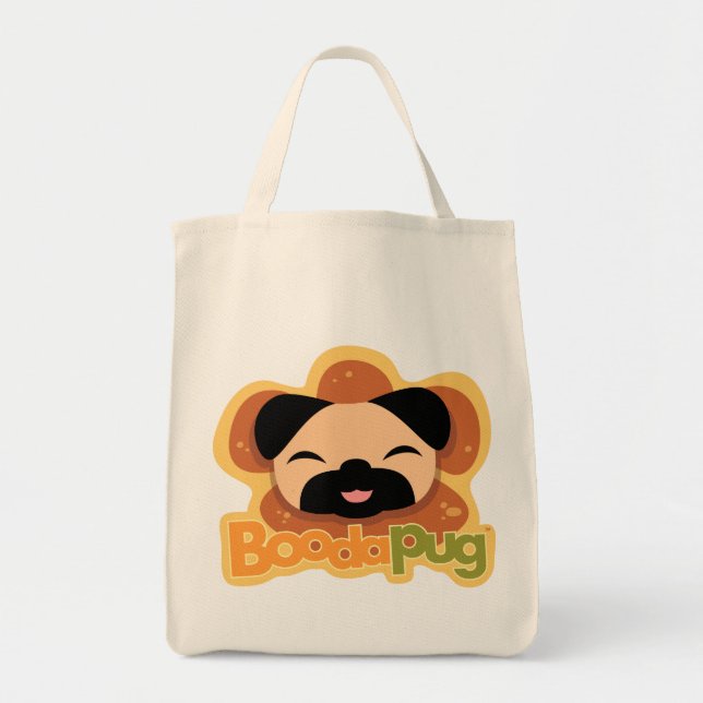 O bolsa do logotipo de Boodapug (Frente)
