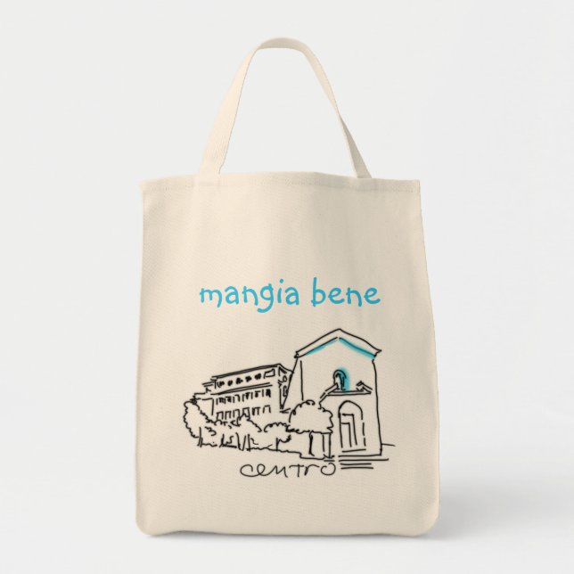 O BOLSA do MANTIMENTO do logotipo de Centro (Frente)