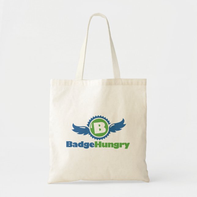 O bolsa do orçamento de BadgeHungry (Frente)