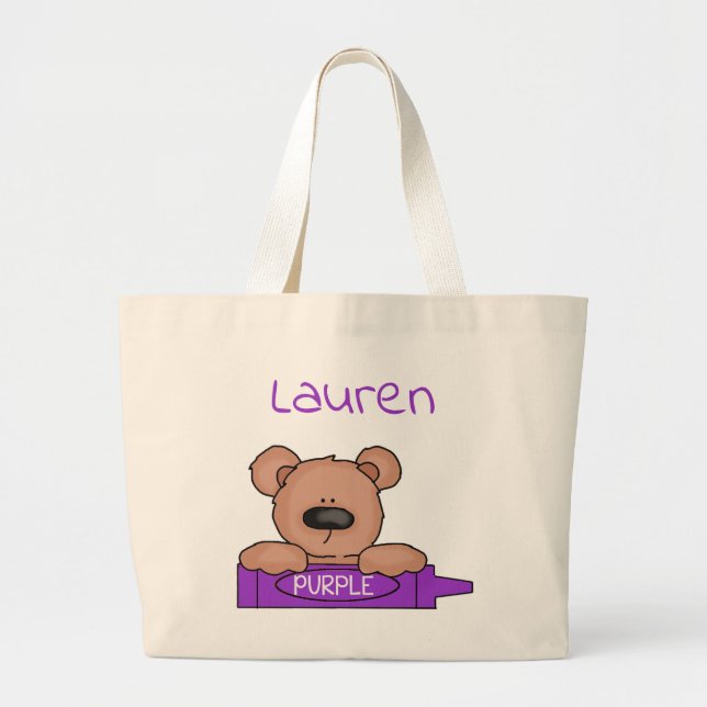 O bolsa do Teddybear de Lauren (Frente)