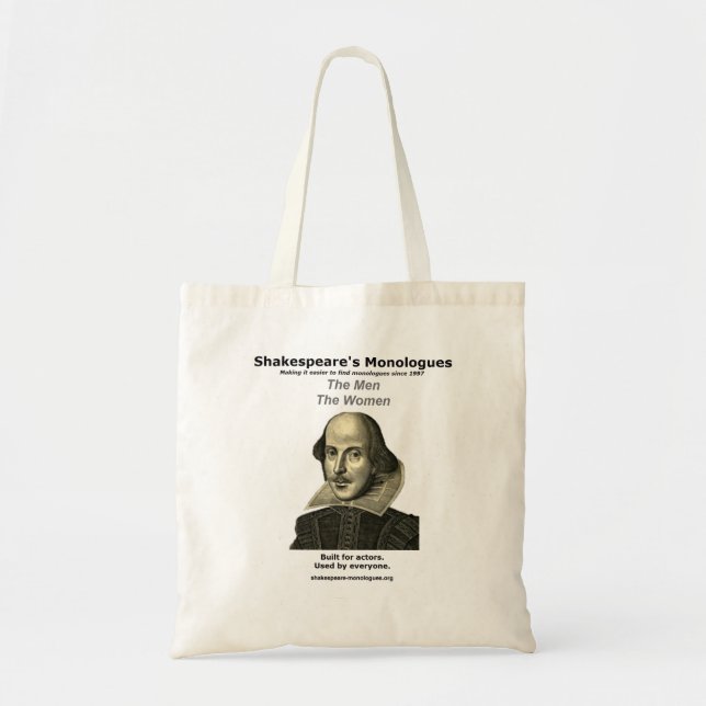 O bolsa dos monólogos de Shakespeare (Frente)