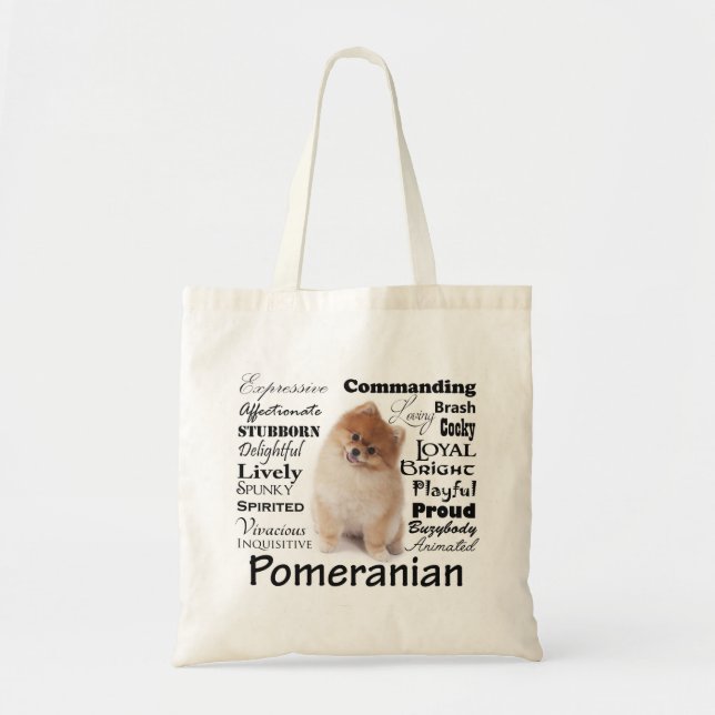 O bolsa dos traços de Pomeranian (Frente)