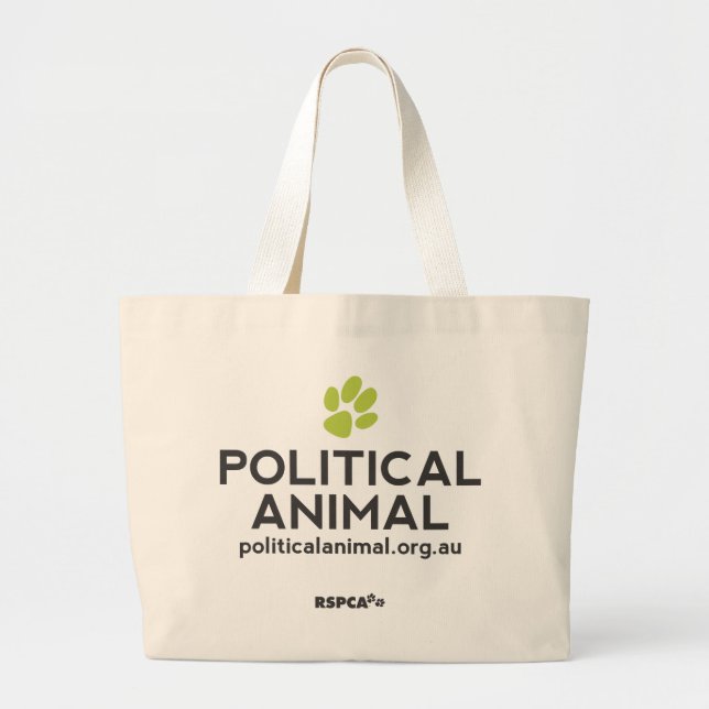 O bolsa enorme animal político de RSPCA (Frente)