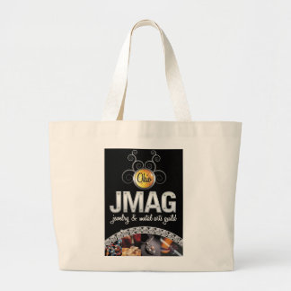 O bolsa enorme com o logotipo preto de OJMAG