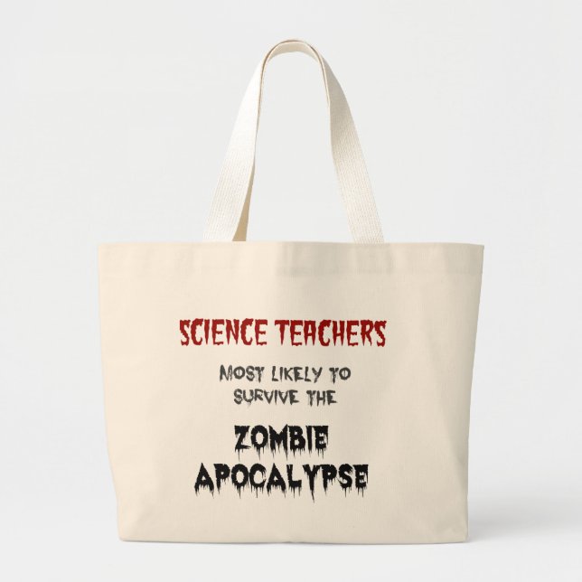 O bolsa enorme ScienceTeacherApocalypse (Frente)