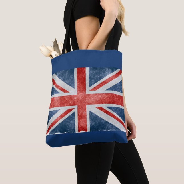 O bolsa esfarrapado de Union Jack (Close Up)