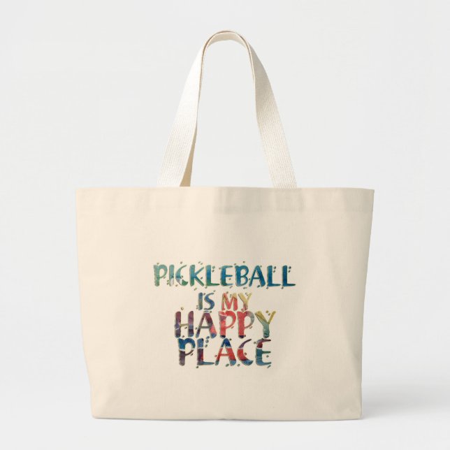 O bolsa feliz do lugar de Pickleball (Frente)