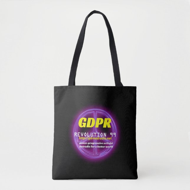 O bolsa preto básico de Paxspiration GDPR (Frente)