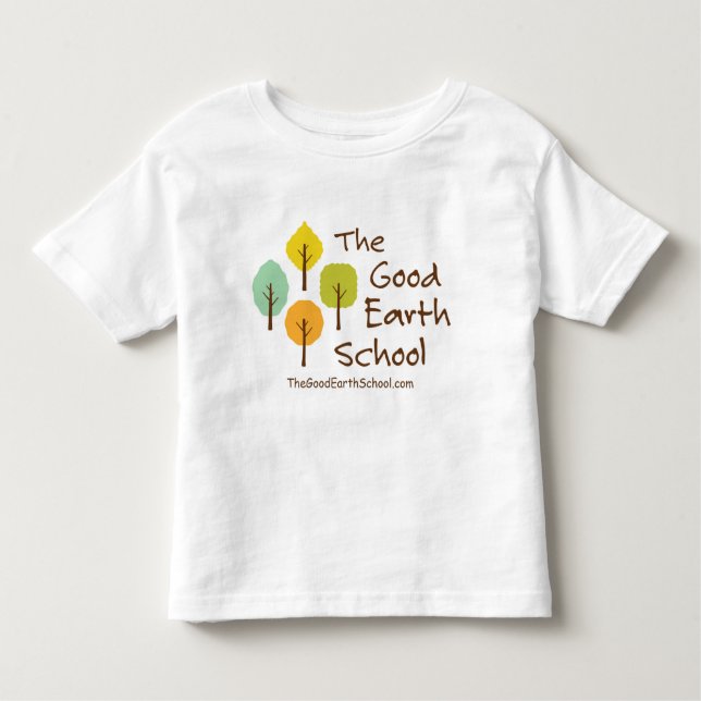 O bom t-shirt da criança da escola da terra (Frente)
