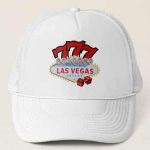 O boné afortunado do jogador de Las Vegas
