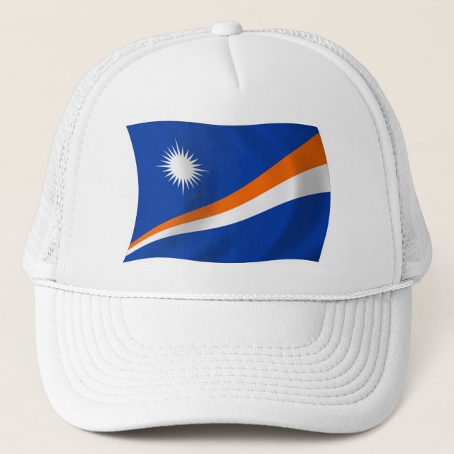 O Boné da Bandeira das Ilhas Marshall (Frente)