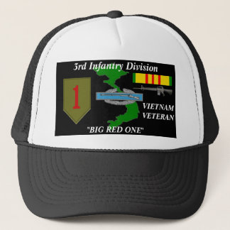ø Boné da bola do Div Vietnam da infantaria