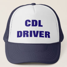 O boné do camionista do MOTORISTA de CDL
