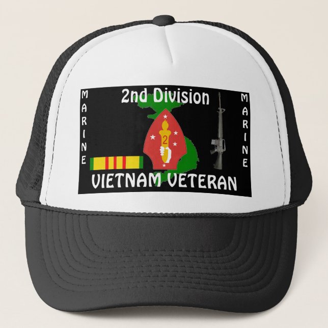 ò Boné marinho da bola do Div Vietnam (Frente)