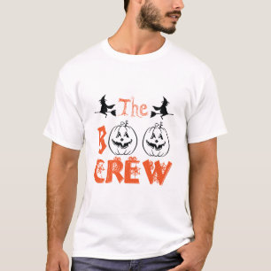 O Boo Crew Witches e Pumpkins T-Shirt
