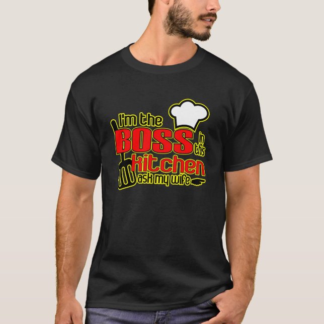 O BOSS na camiseta da cozinha (Frente)
