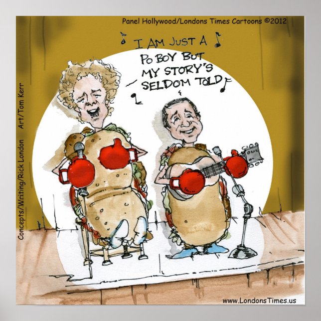 O Boxer Apenas Um PoBoy De New Orleans Poster (Frente)