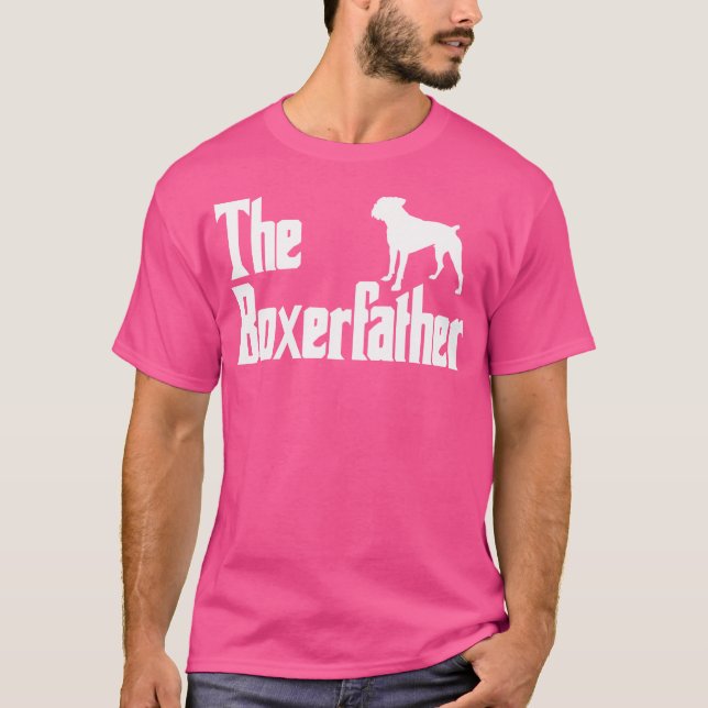 O Boxerdad Funny Boxer Pai Camisa Homens Presente (Frente)