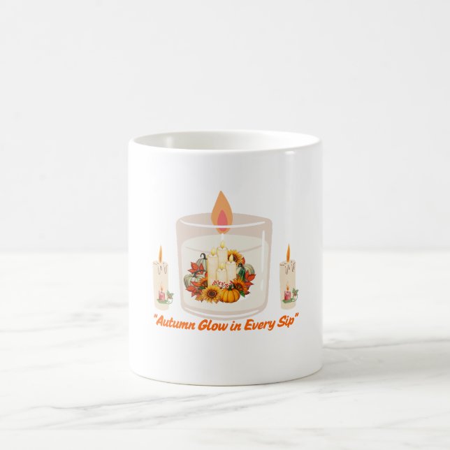 "O Brilho de outono em cada caneca - Coffee Fall M (Centro)