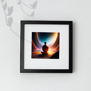 O Buda Cósmico   Poster de Arte Digital