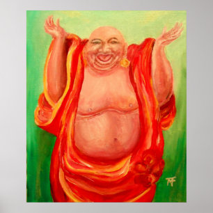 O Buddha de riso - poster