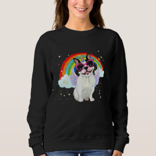 O Bulldog Francês Unicorn Camisa As Raparigas Espa