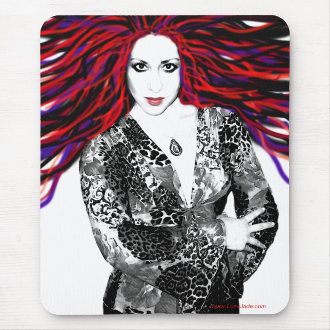 O cabelo selvagem Mousepad de Luna (Frente)