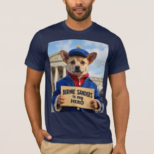 O Cachorro Bonito Bernie Sanders É O Meu Suéter He