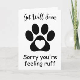 o cachorro engraçado consegue cartões logo