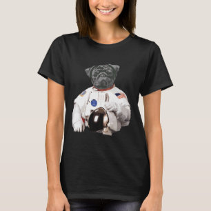 O Cachorro Espacial Pug - Camisa Essencial 560