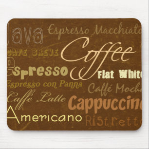 O café bebe Mousepad