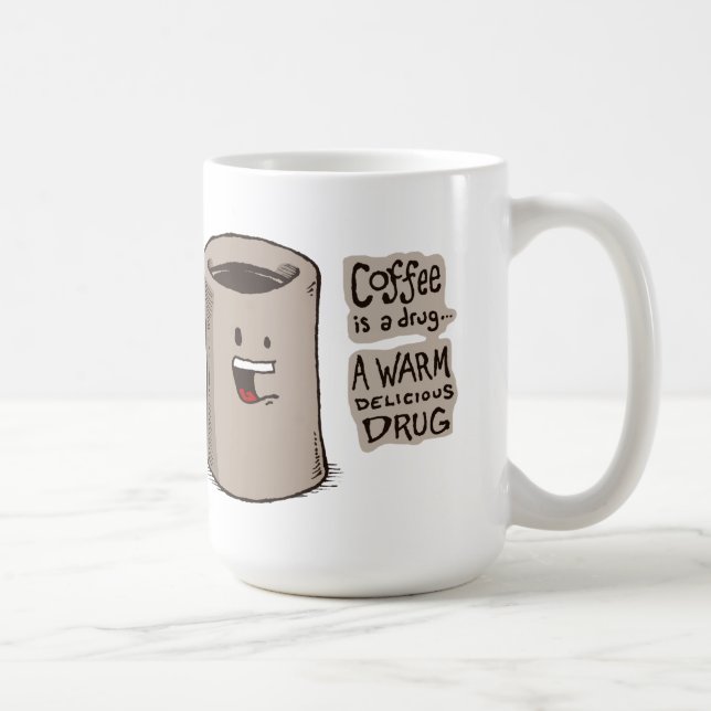 O café é uma caneca da droga (Direita)