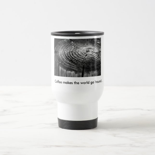 O "café faz o mundo ir caneca 'redonda" (Centro)