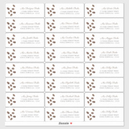 O Café Love Está A Criar Etiquetas De Endereço Con