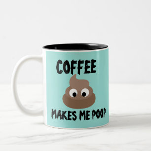 O CAFÉ ME FAZ FAZER COCA MUG XÍCARA