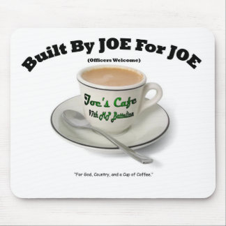 O café Mousepad de JOE