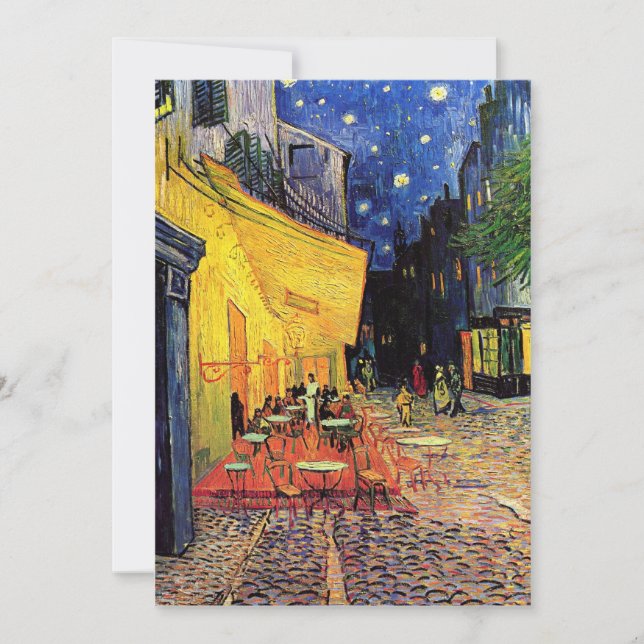 O Cafe Terrace em Arles, à noite - van Gogh (Frente)