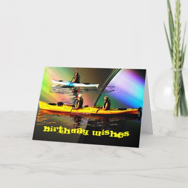 O caiaque sonha o cartão do Multi-uso do cartão de (Frente)