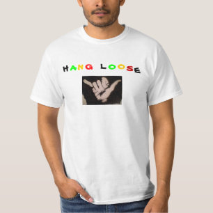 O cair afrouxa o t-shirt