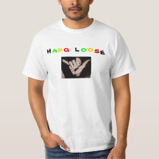O cair afrouxa o t-shirt