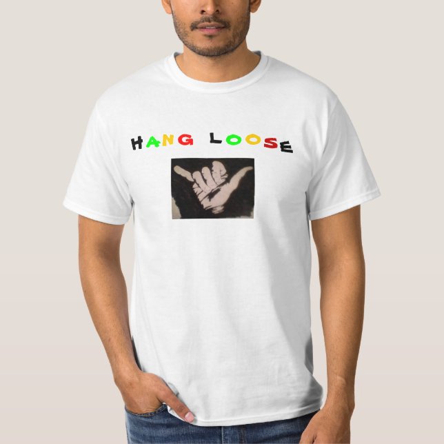 O cair afrouxa o t-shirt (Frente)