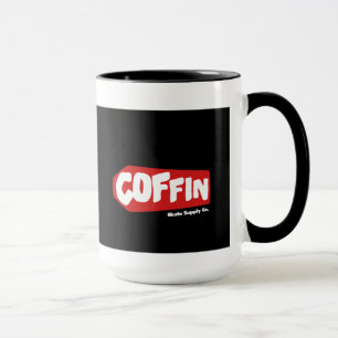 O caixão patina caneca da campainha
