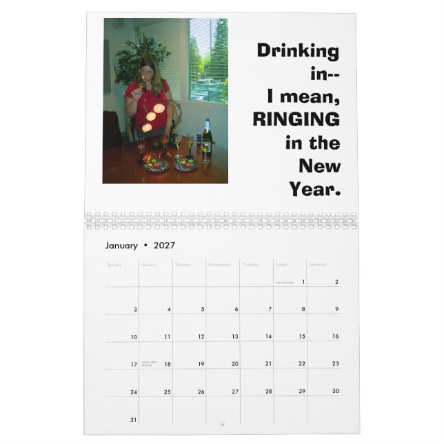 O calendário 2007 totalmente impressionante da (Jan 2027)