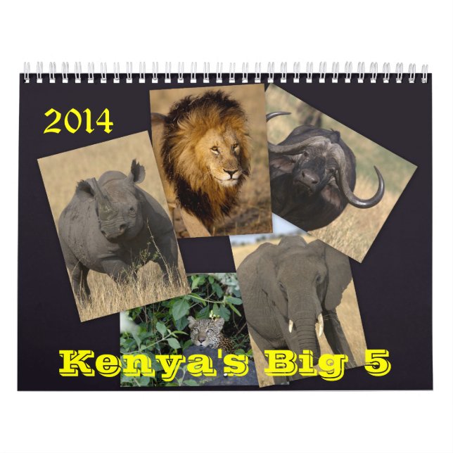 O calendário 5 grande de Kenya (Capa)