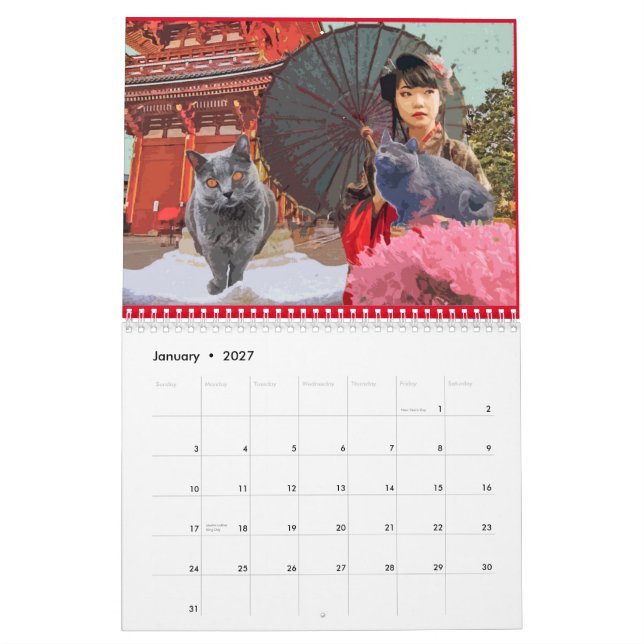 O Calendário Chartreux  (Jan 2027)