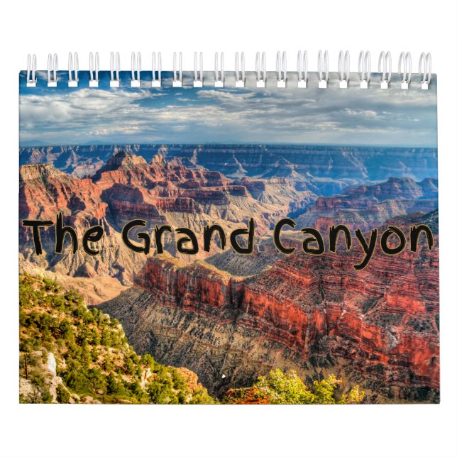 O Calendário da Parede da Coleção Grand Canyon (Capa)